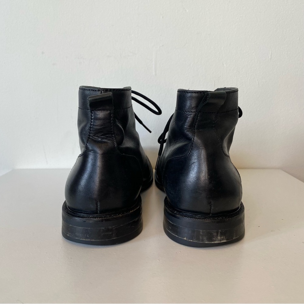 GORDON RUSH Men’s Leather Lace Up Boots Dress Shoes Black Sz 9.5 - Picture 6 of 11